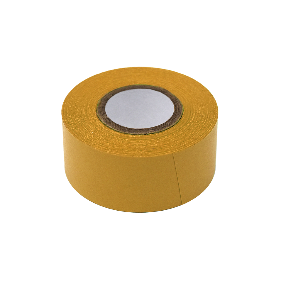 Globe Scientific Labeling Tape, 1" x 500" per Roll, 3 Rolls/Box, Tan  Image